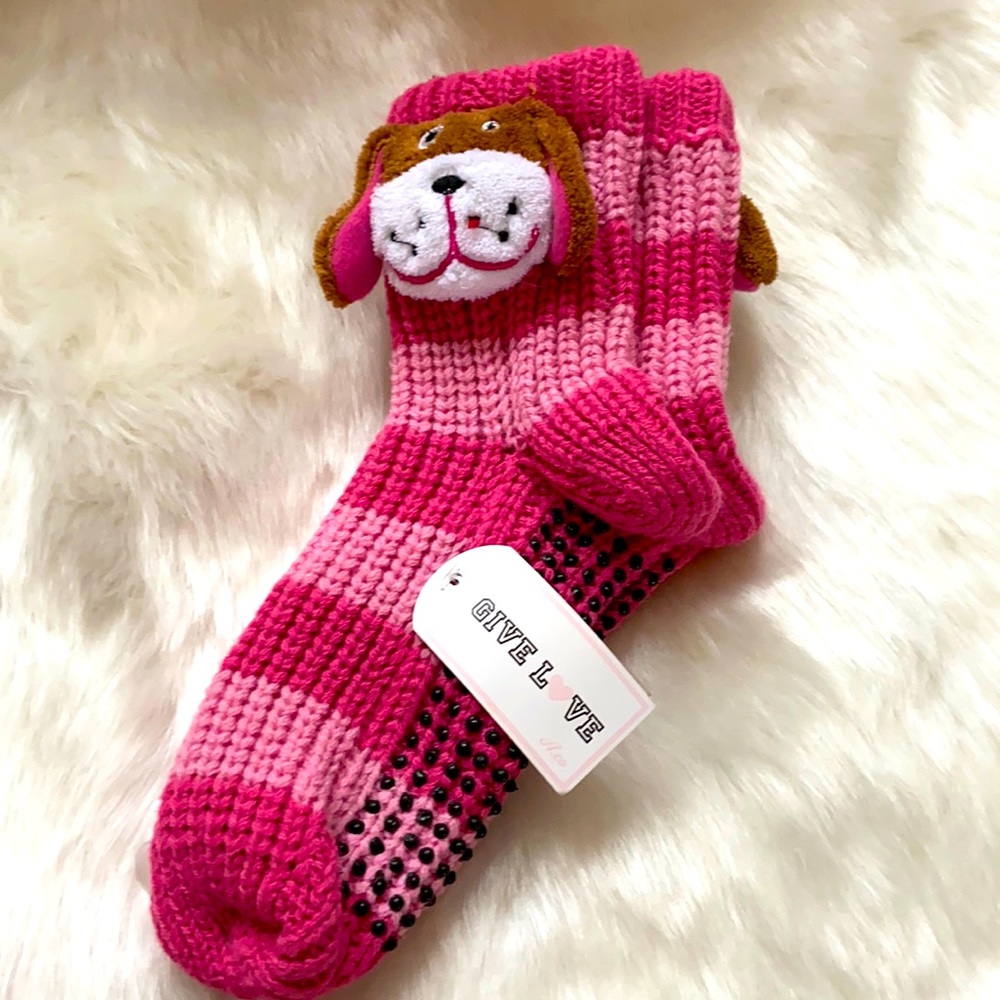 Cute doggy slipper socks